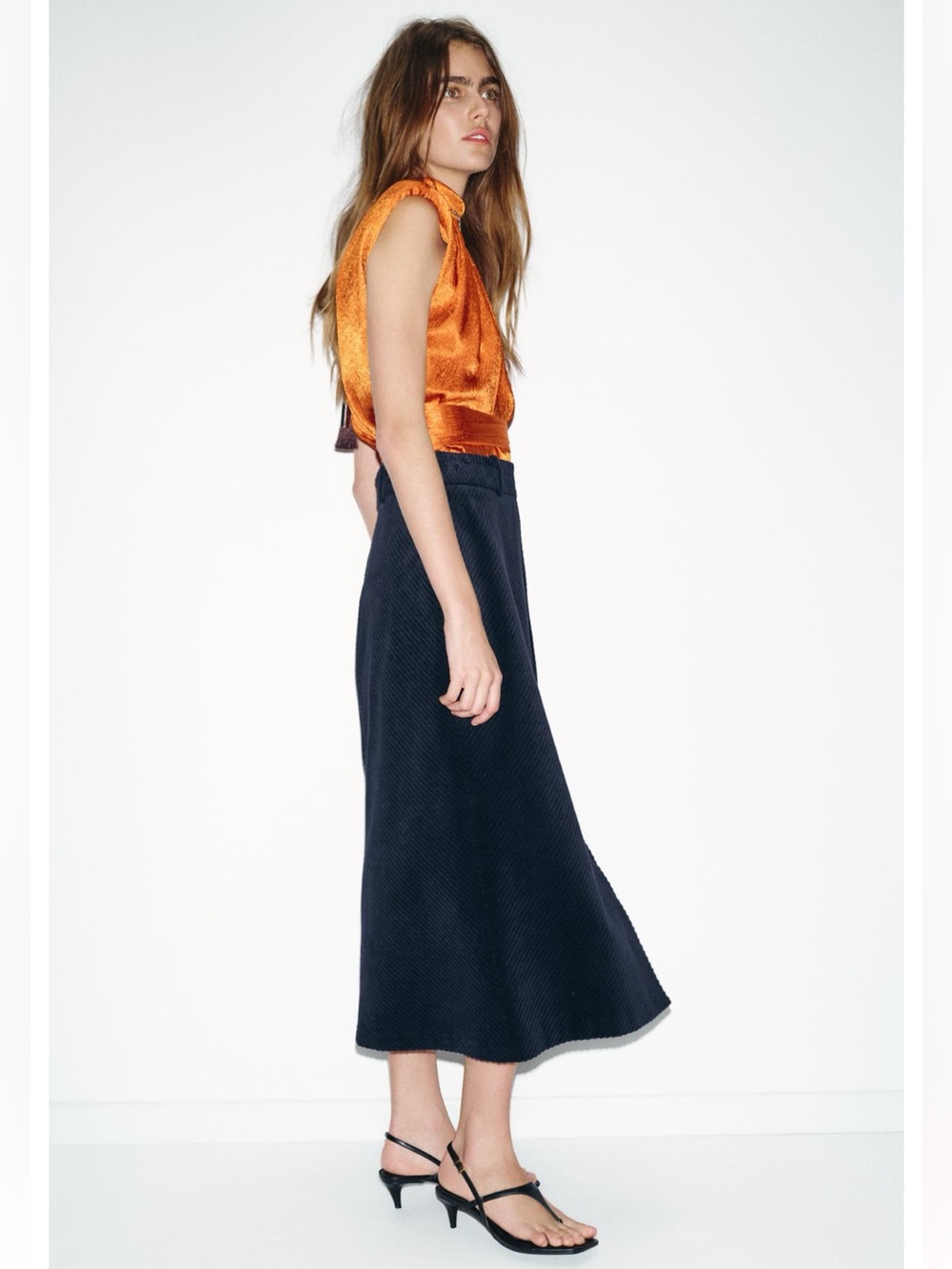 Zara Corduroy Skirt NWT